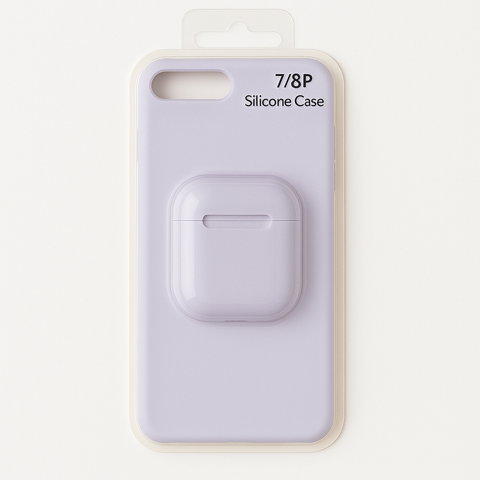 Silicone Case with AirPods Holder – iPhone 7 Plus / 8 Plus