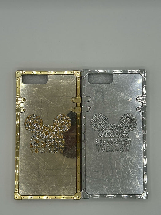 Luxury Bling Mickey Square Case for iphone 7 plus / 8 plus