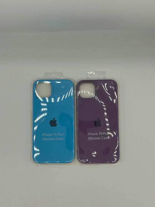 Silicon logo cases for iphone 15 plus