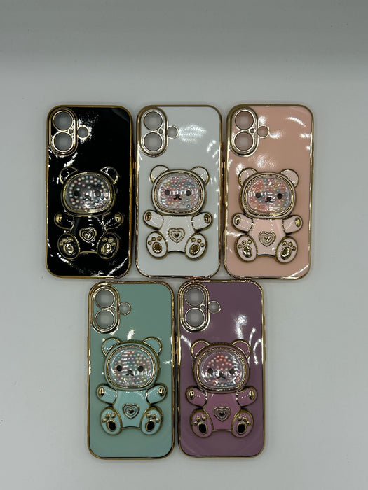 Bear cases with pop socket for iphone 16