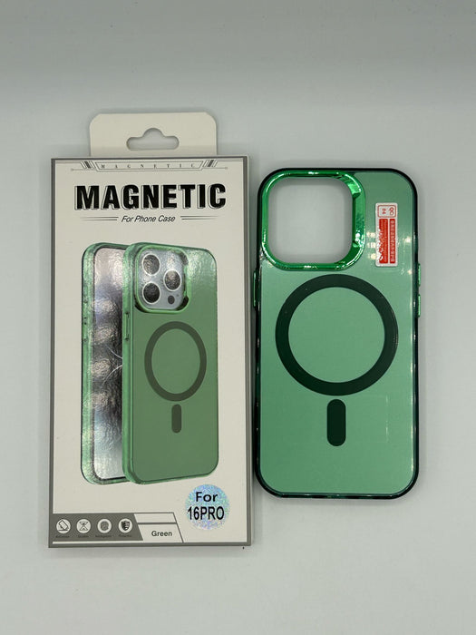 Metallic MagSafe cases for iphone 16 pro