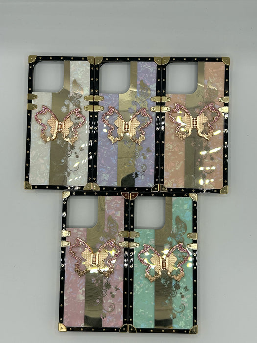 Butterfly stand cases for iphone 16 pro