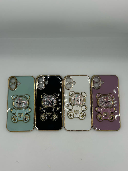 Bear cases with pop socket for iphone 16 plus