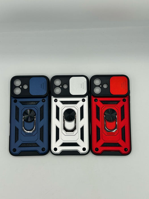 Basic cases with ring for iphone 16 plus