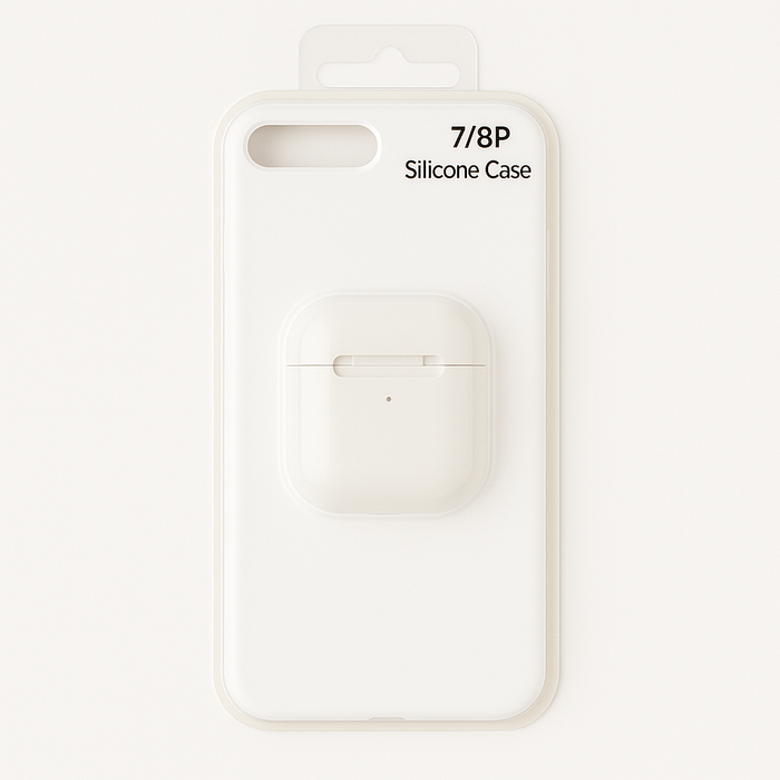 Silicone Case with AirPods Holder – iPhone 7 Plus / 8 Plus