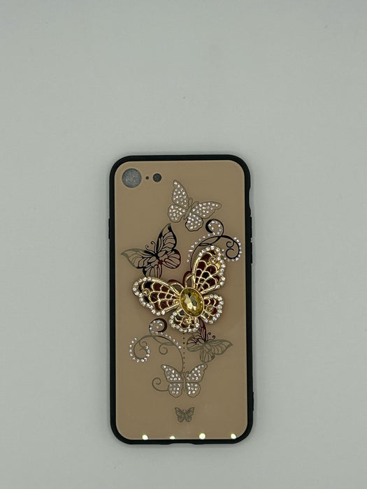 Shiny butterfly case for iphone 7 / 8 / SE