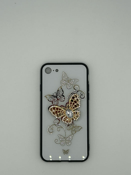 Shiny butterfly case for iphone 7 / 8 / SE