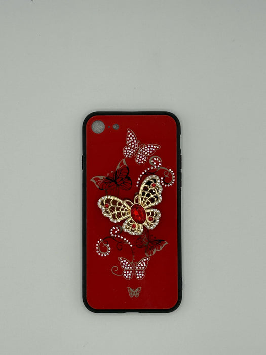 Shiny butterfly case for iphone 7 / 8 / SE