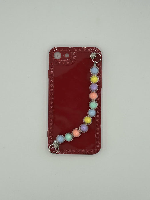 Beads handle case for iphone 7 / 8 / SE