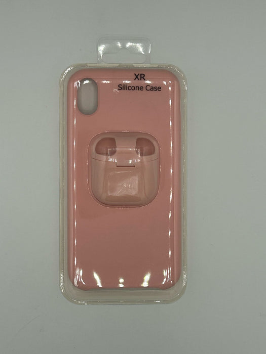 Silicon cases with AirPods holder for iphone XR