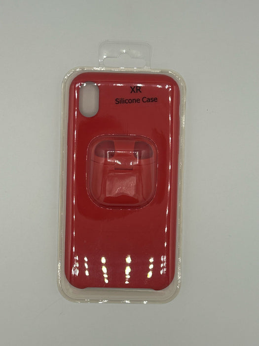 Silicon cases with AirPods holder for iphone XR
