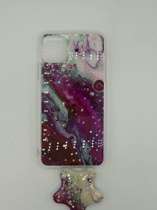 Marble cases with Star Bobsocket for iphone 11 pro max