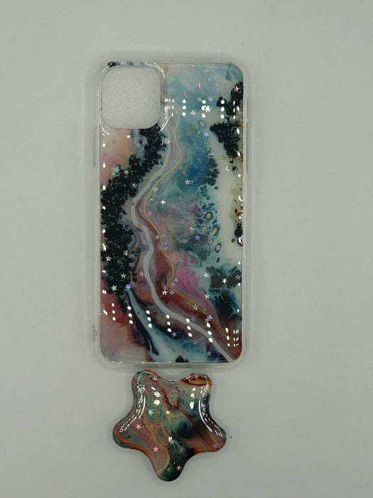 Marble cases with Star Bobsocket for iphone 11 pro max