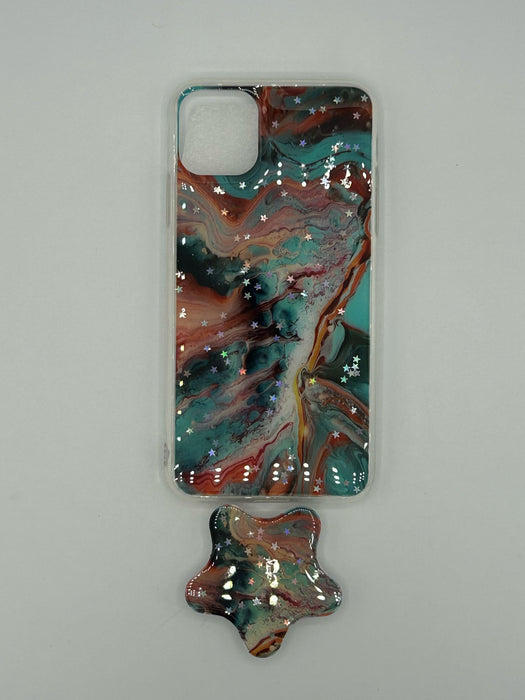 Marble cases with Star Bobsocket for iphone 11 pro max