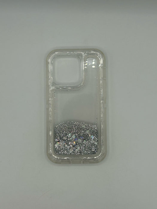Glitter otter case for iphone 14 pro