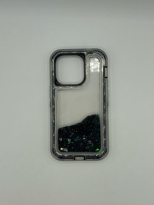 Glitter otter case for iphone 14 pro