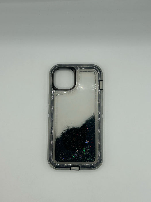 Glitter otter case for iphone 14 plus