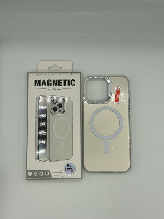 Metallic colorful, MagSafe cases for iphone 15 pro max