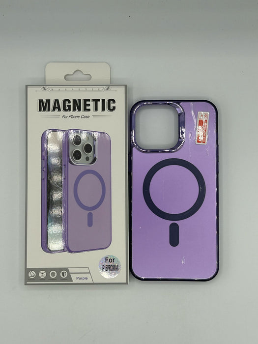 Metallic colorful, MagSafe cases for iphone 15 pro max