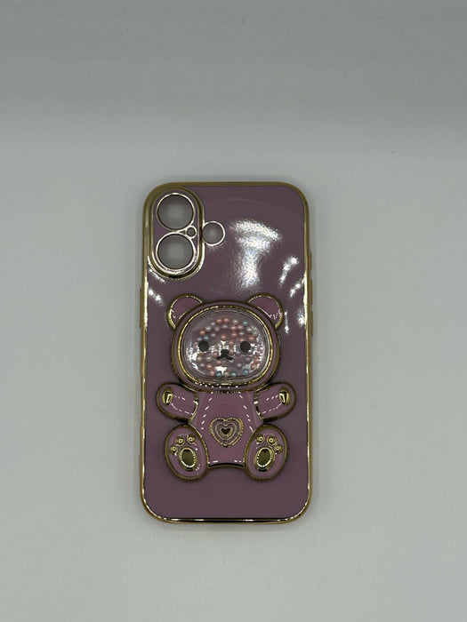 Bear cases with pop socket for iphone 16