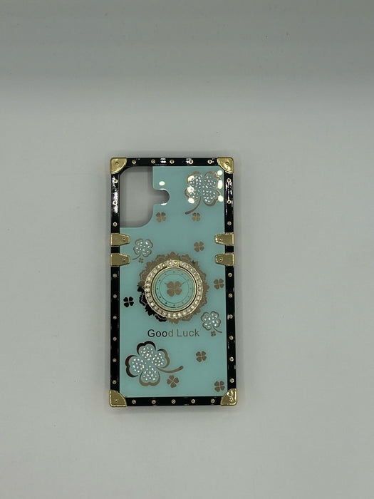 Squared good luck cases with ring for iphone 16
