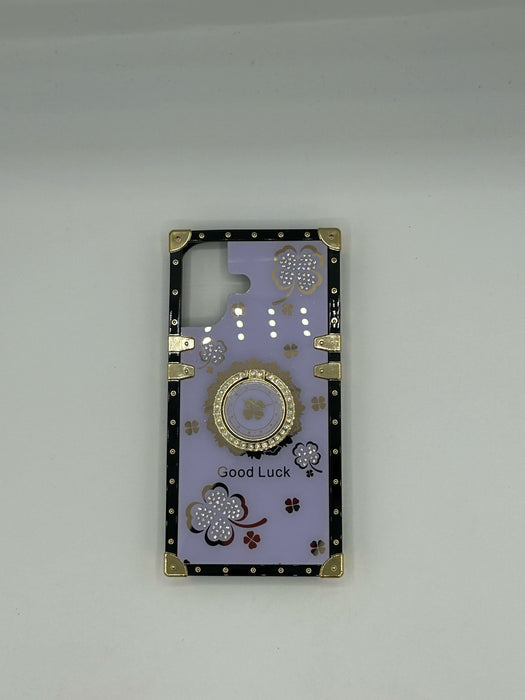 Squared good luck cases with ring for iphone 16