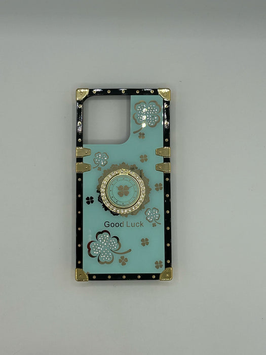 Squared good luck cases with ring for iphone 16 pro