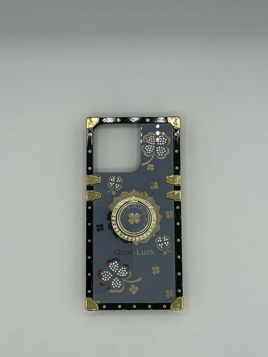 Squared good luck cases with ring for iphone 16 pro