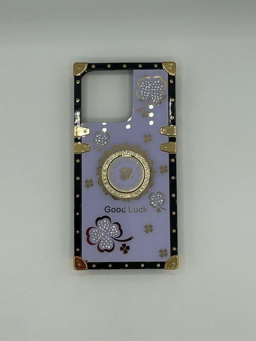 Squared good luck cases with ring for iphone 16 pro