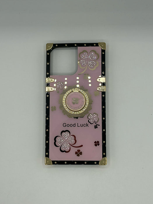 Squared good luck cases with ring for iphone 16 pro