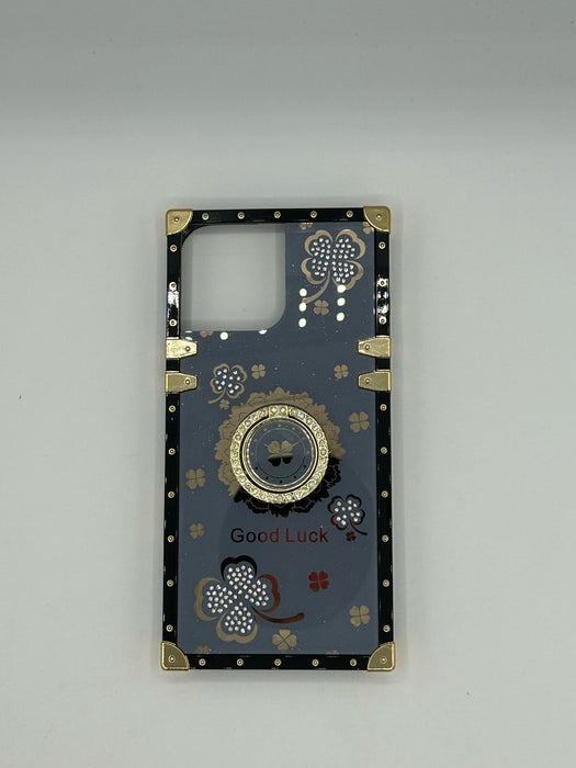 Squared good luck cases with ring for iphone 16 pro