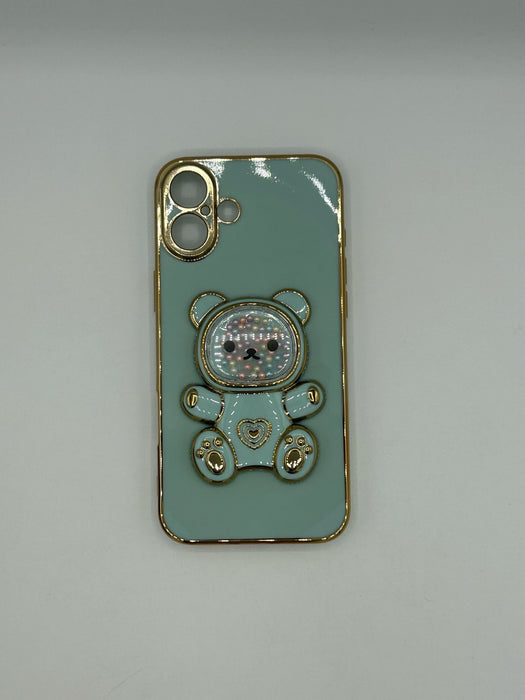Bear cases with pop socket for iphone 16 plus